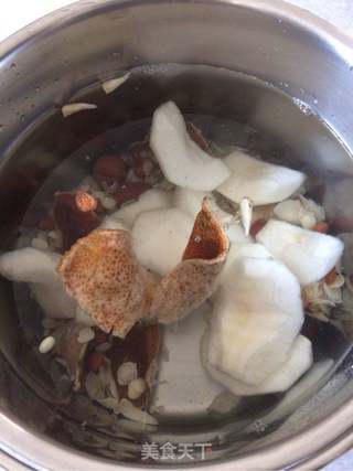 陈皮百合雪梨糖水的做法步骤:5