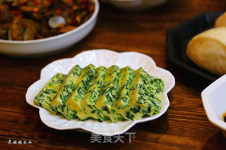 菠菜鸡蛋糕的做法步骤:15