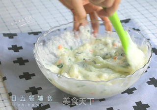 蔬菜软松饼的做法步骤:9