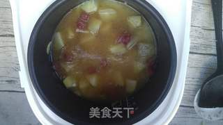 土豆腊肠焖饭的做法步骤：9