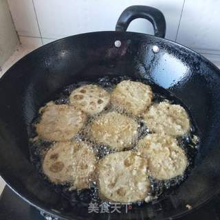 炸藕盒的做法步骤:15