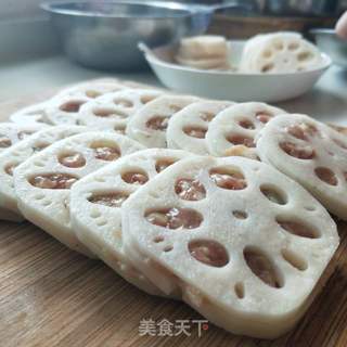 炸藕盒的做法步骤:11