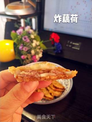 炸藕盒的做法步骤:18