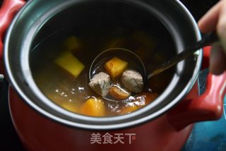 栗子瘦肉木瓜汤的做法步骤：7