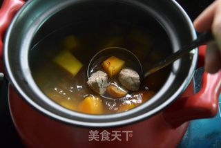 栗子瘦肉木瓜汤的做法步骤:7