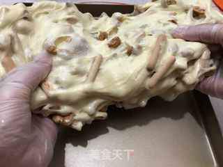 雪花酥(面包机版)的做法步骤:10