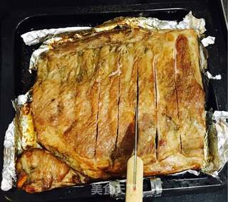 烤箱美食之烤排骨的做法步骤:9