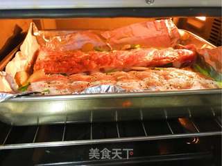 烤箱版烤排骨的做法步骤:8