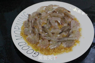 蒜蓉蒸虾的做法步骤:8