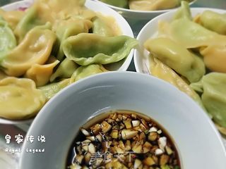 鸳鸯彩饺的做法步骤:13