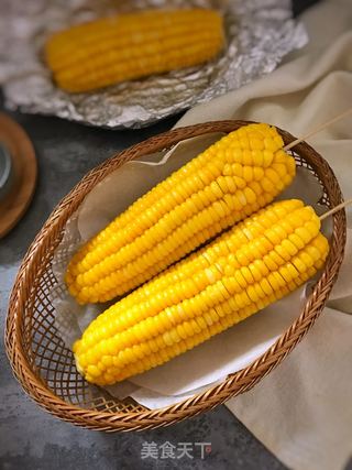 香烤玉米的做法步骤:7