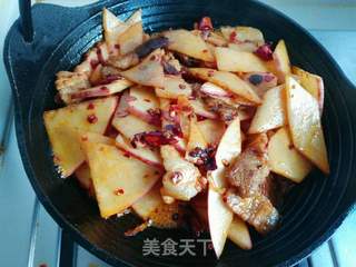 干锅萝卜的做法步骤:17