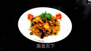 山药粒肉米饭的做法步骤：6