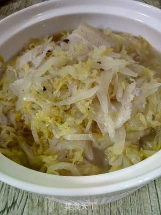 酸菜五花肉炖棒骨的做法步骤:8