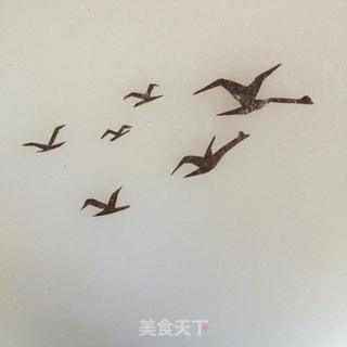 二十四节气餐盘画——白露的做法步骤:5