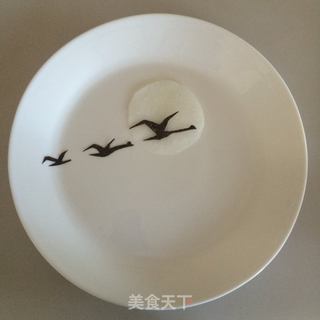 二十四节气餐盘画——白露的做法步骤:7
