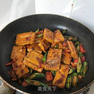 回锅豆腐的做法步骤:12