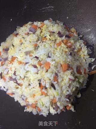 蒲烧鳗鱼蛋炒饭的做法步骤：6
