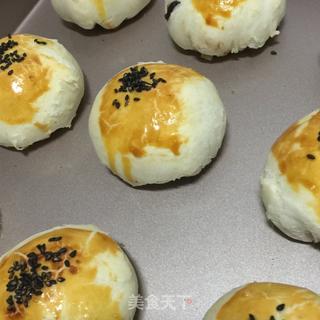 植物油蛋黄酥的做法步骤:14