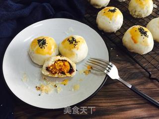 植物油蛋黄酥的做法步骤:18