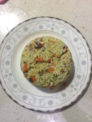 蒲烧鳗鱼蛋炒饭的做法步骤:10