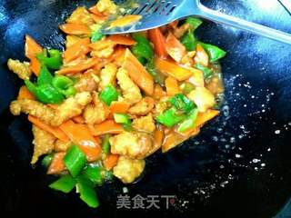 溜肉段的做法步骤:16