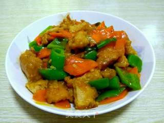 溜肉段的做法步骤:17