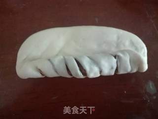 花环豆沙卷的做法步骤:12