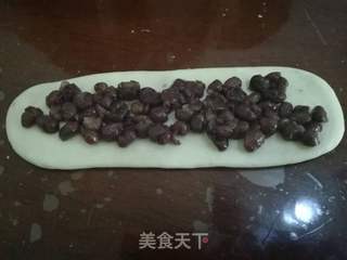 红豆馒头卷的做法步骤:6