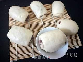 红豆馒头卷的做法步骤:12