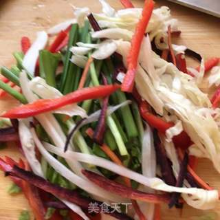 培根蔬菜卷的做法步骤:3