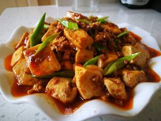 麻婆豆腐的做法步骤:7