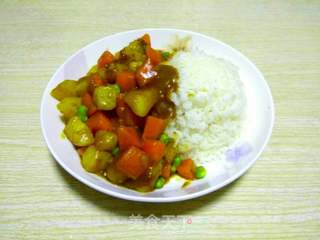 咖喱土豆盖饭的做法步骤:9