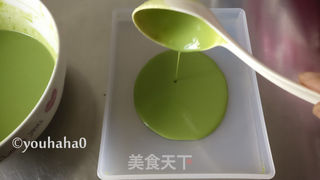 抹茶毛巾卷的做法步骤:7