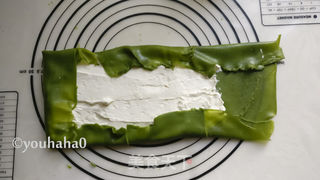 抹茶毛巾卷的做法步骤:14