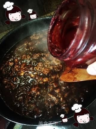 仙草阁私房菜(主食厨房)--京腔京韵鸡蛋炸酱的做法步骤:8