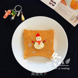 小雪人吐司的做法步骤:13
