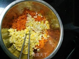 胡萝卜素饺子的做法步骤:5