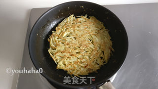 红薯丝饼的做法步骤:6