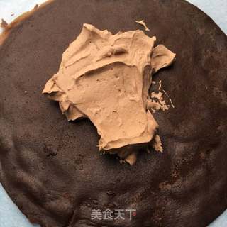 巧克力千层可丽饼的做法步骤：8