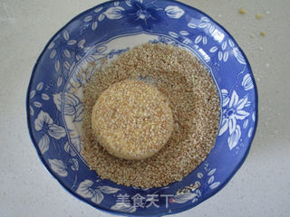 南瓜豆沙饼的做法步骤:11