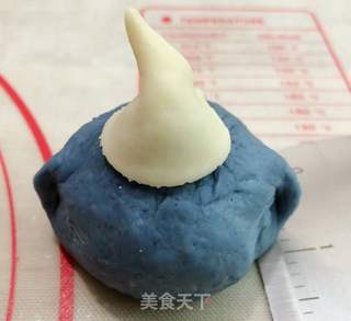 蓝精灵小面包的做法步骤:12