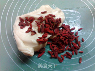 #烤箱美食#乳酪枸杞面包的做法步骤:5