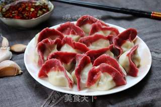 红红火火,喜事连连——莲菜红裙饺子的做法步骤:19