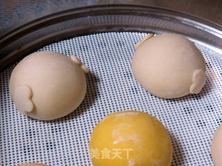 圣诞季【圣诞小鸡家族馒头】的做法步骤:14