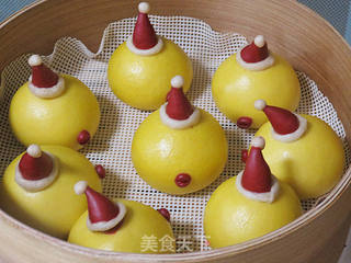 圣诞季【圣诞小鸡家族馒头】的做法步骤:26
