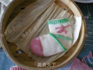 不用烤的圣诞花袜子的做法步骤:11