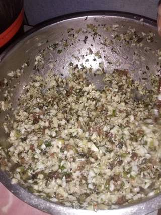 冬至饺子之白菜荠菜饺子的做法步骤:4