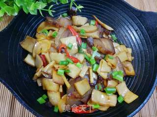 干锅腊肉杏鲍菇的做法步骤:16