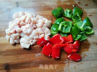 彩椒鸡肉串的做法步骤:2